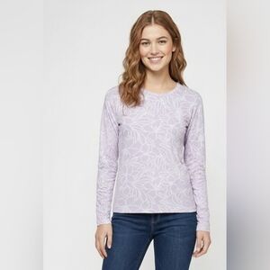 Hang Ten Women's Long Sleeve Sun Tee Crewneck Size Small NWT